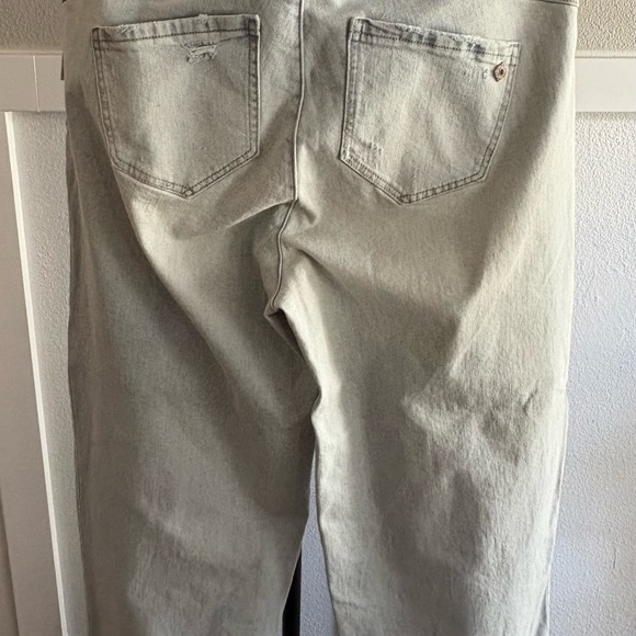 New Democracy Ab-Solution Skyrise Wide Leg Jeans - Light Wash - Size 14W - Picture 4 of 6